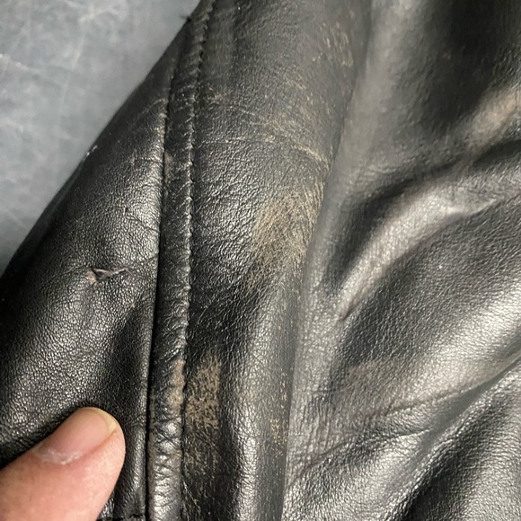 Vintage 70’s Berman’s NYC Leather Motorcycle Jacket - Picture 6 of 16